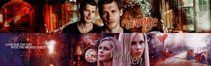 Klaus and Rebekah Mikaelson - Banners