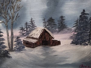 Winter cabin