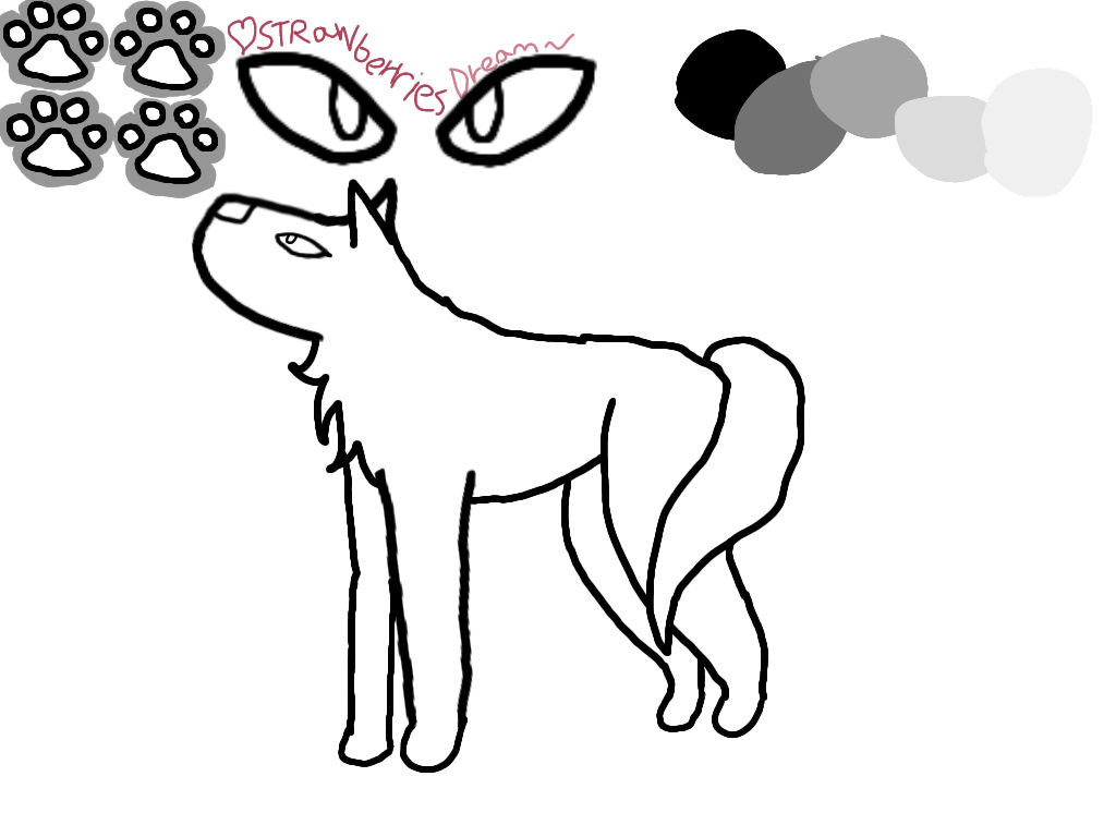 F2U Husky Base Lineart by StrawberriesDream on DeviantArt