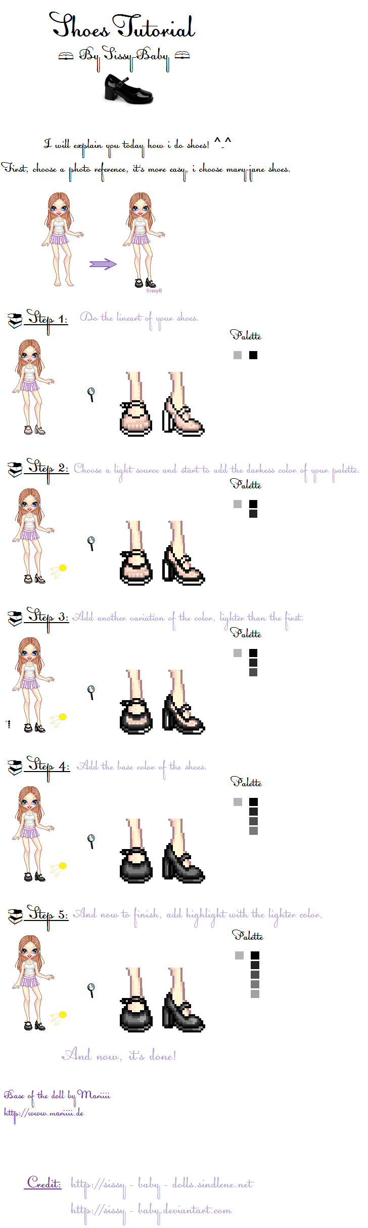 Shoes tutorial