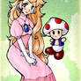 Princess Peach + Kinopio