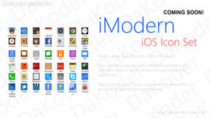 iModern iOS Icon Set - Preview