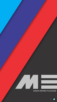 [MinFlat] BMW M Performance Mobile Wallpaper (2K)