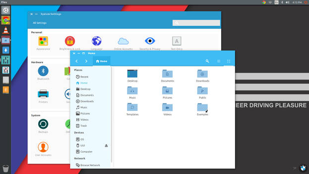 Flat Ubuntu Setup (Screenshot)