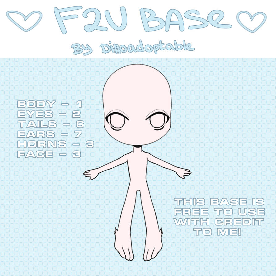 F2U BASE by DinoAdoptable on DeviantArt