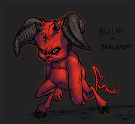 Hell lad by Wya colored by me