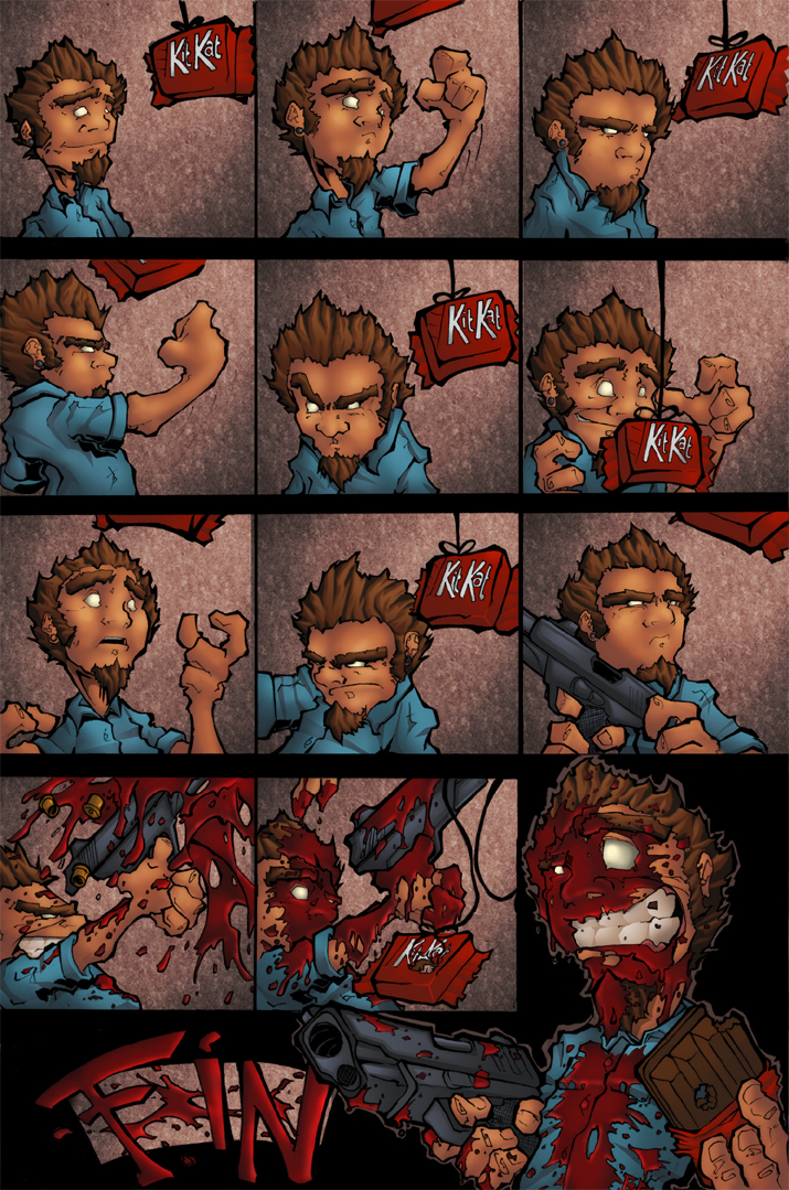 synday comic strip colored