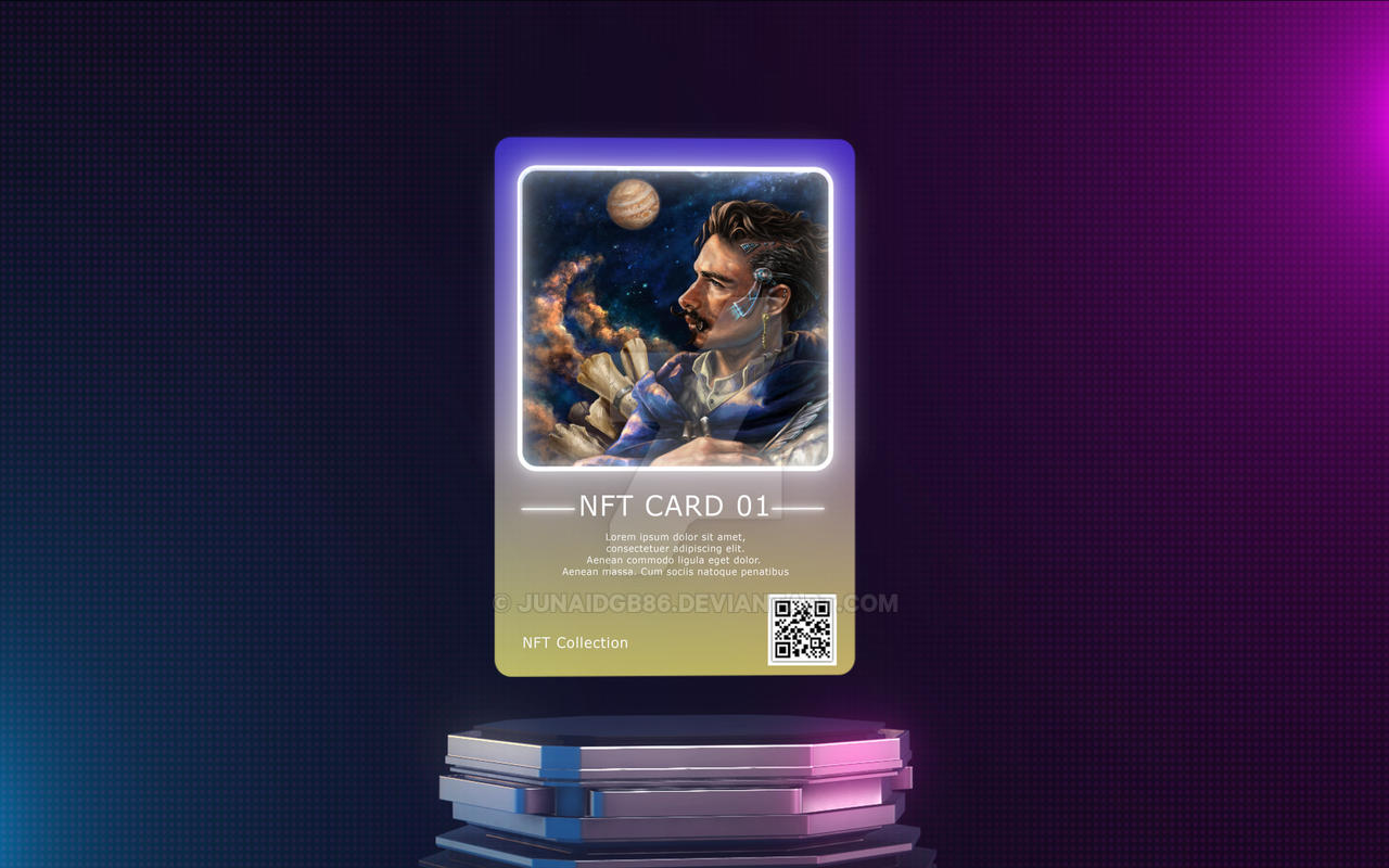 3D NFT Card frame psd by junaidgb86 on DeviantArt