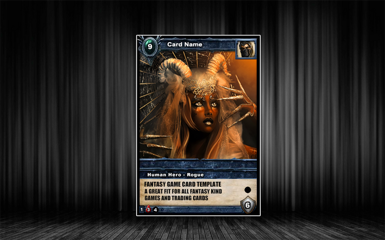 Trading Card Game Template v2 by junaidgb86 on DeviantArt