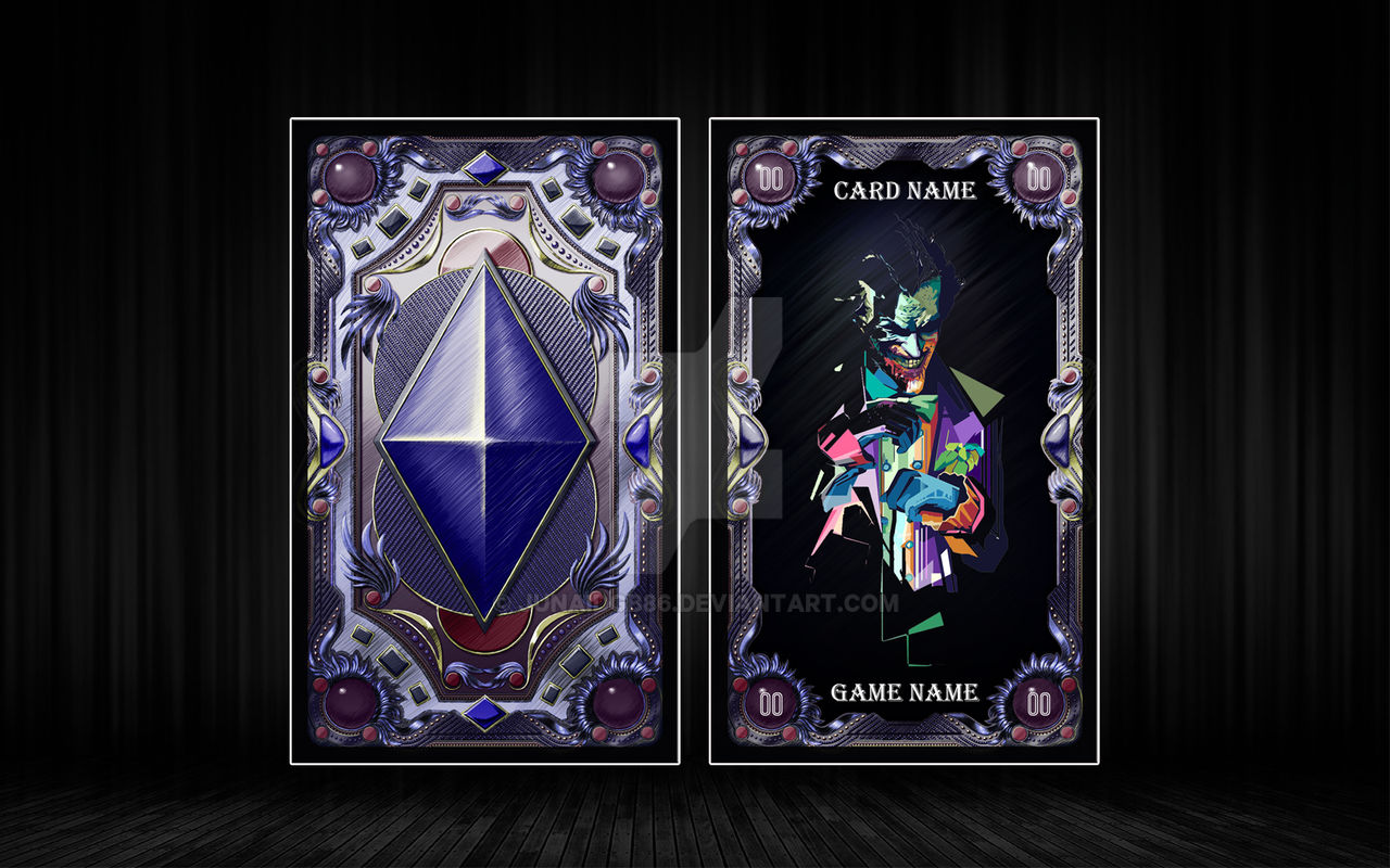 Gamer Card Example Game Card PSD Template V2 by junaidgb86 on DeviantArt