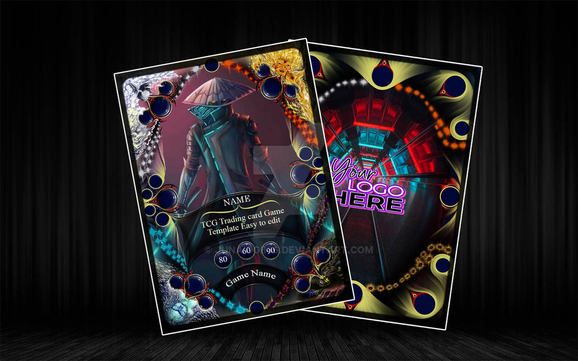 TCG Card Template V15 by junaidgb86 on DeviantArt