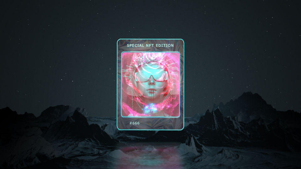 3D NFT Card Template by junaidgb86 on DeviantArt