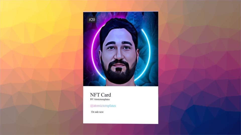 3D frame nft card template AE by junaidgb86 on DeviantArt