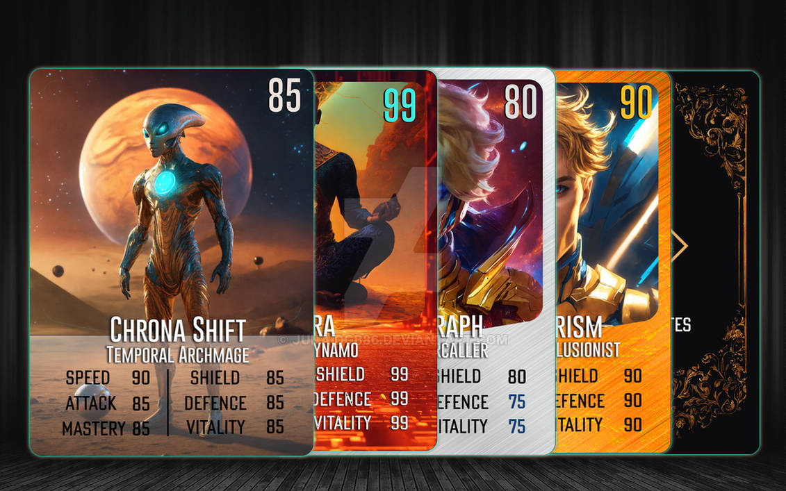 Trading Card Game (TCG) 4in1 Templates by junaidgb86 on DeviantArt