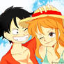 Nami and Luffy