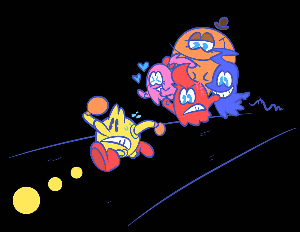Pac Man Rage Deviantart PAC-MAN by Donkeyshspittle on DeviantArt