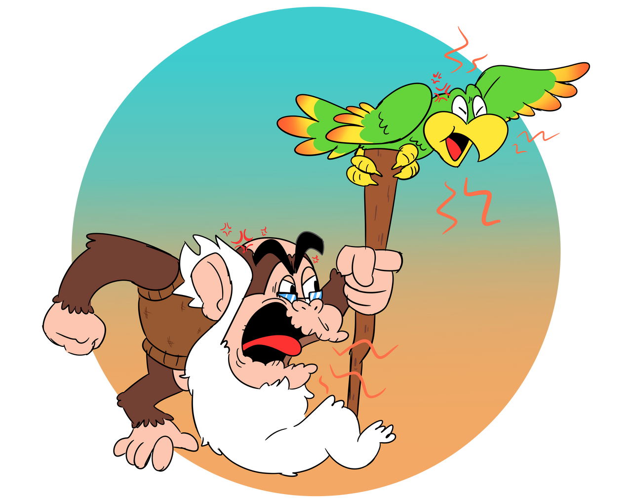 Squawk Monster Grumpy Squawks by Donkeyshspittle on DeviantArt