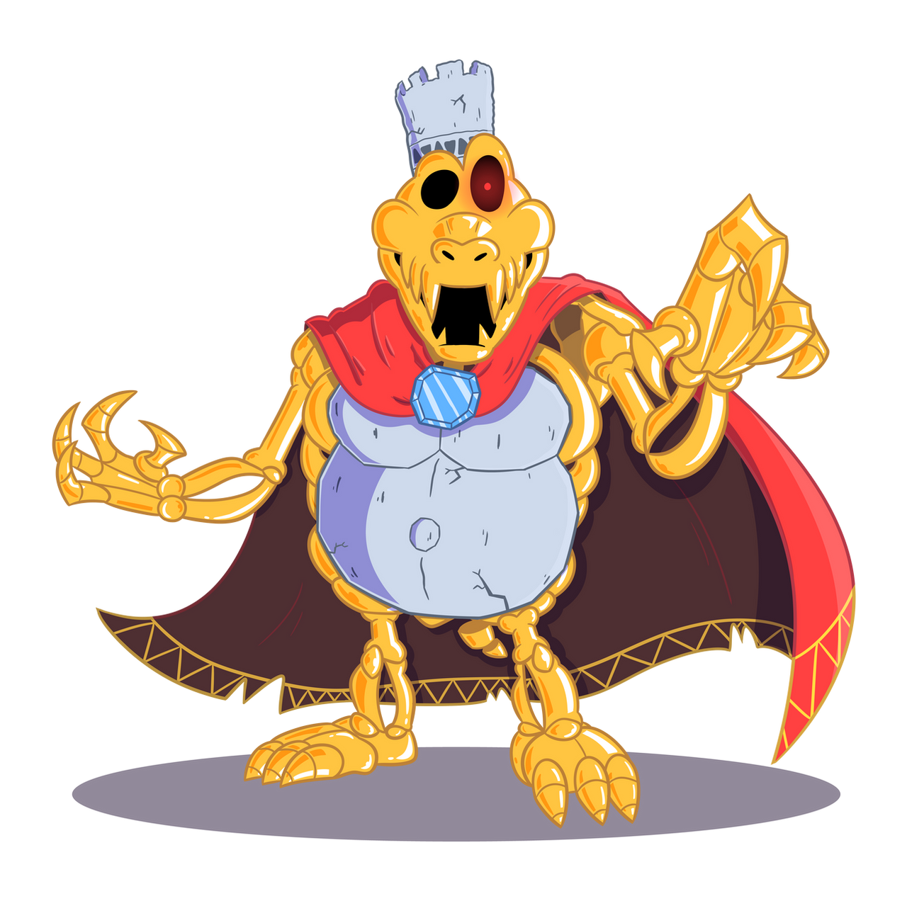 Ka Rool Mouse Head Golden K. Rool by Donkeyshspittle on DeviantArt