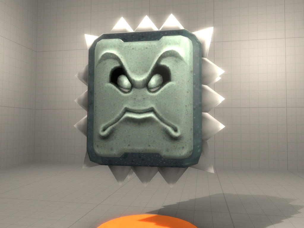 Thwomp (New Super Mario Bros Wii) by Vertell on DeviantArt