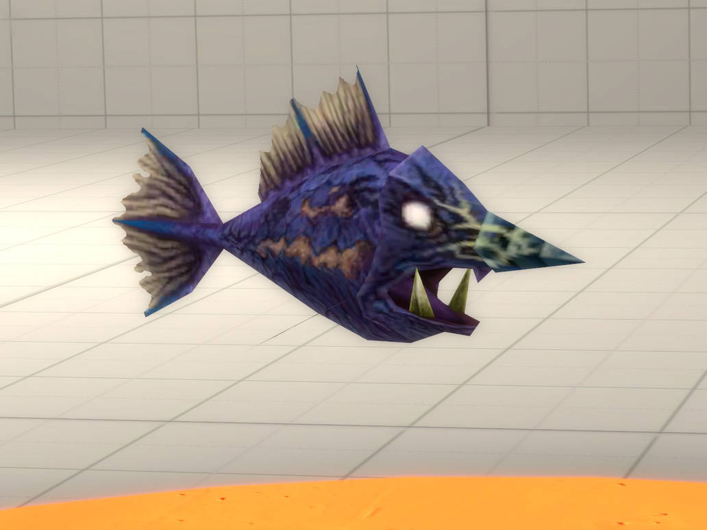 Gyorg Gyorg Fish (Majora's Mask 3DS) by Vertell on DeviantArt