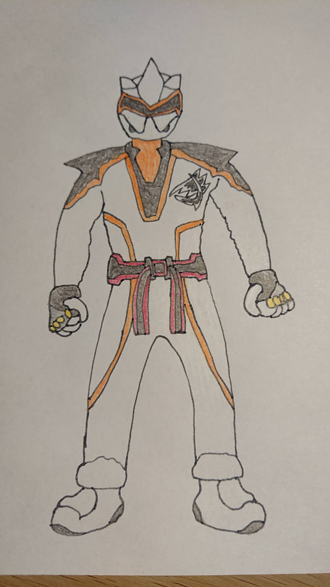 Dominic Hargan The White Power Ranger by Vertell on DeviantArt