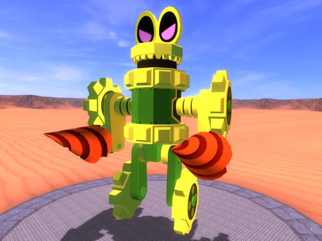 Digging Machine Mario Robo-Drilldigger (Mario and Luigi Dream Team) by Vertell on DeviantArt