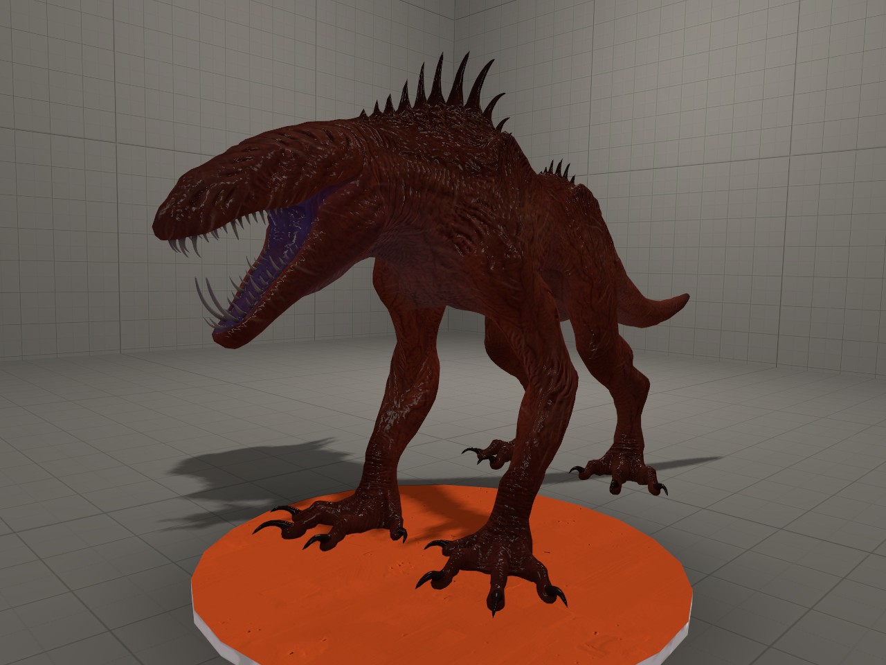 My (untextured) SCP-939 model. : r/SCP