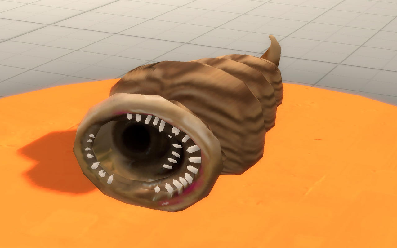 Parasite Worm Form (Spooky Jump Scare Mansion) by Vertell on DeviantArt