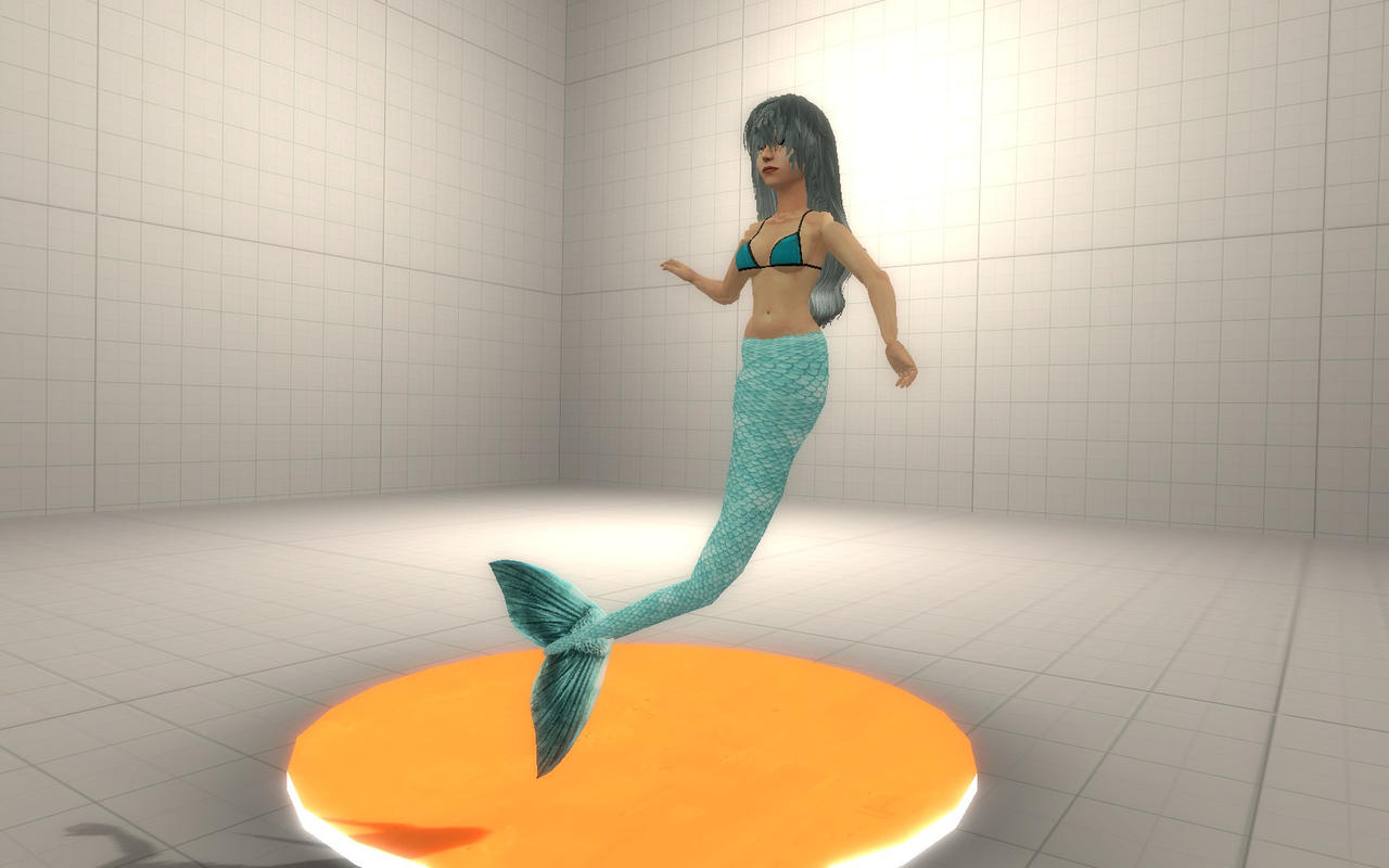 Mermaid Jumpy Mermaid (Spooky Jump Scare Mansion) by Vertell on DeviantArt