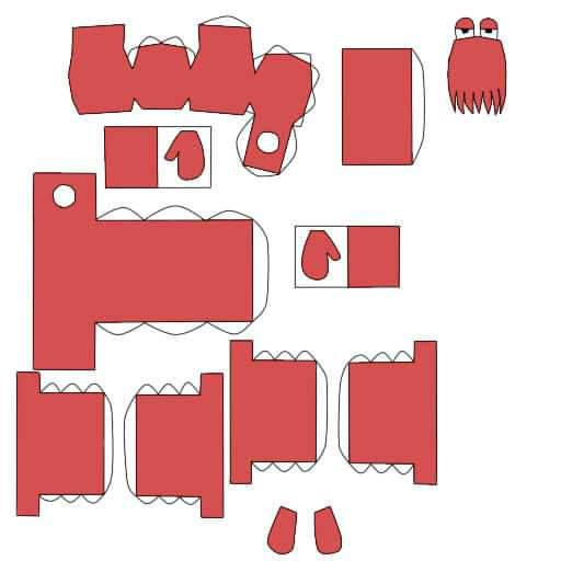 red guy papercraft by anicargosney on DeviantArt