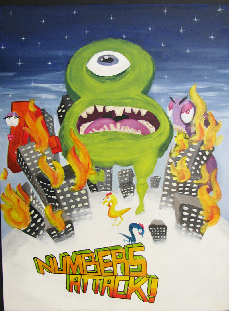Numbers Attacking Meme Numbers Attack by RefaelGuillotine on DeviantArt