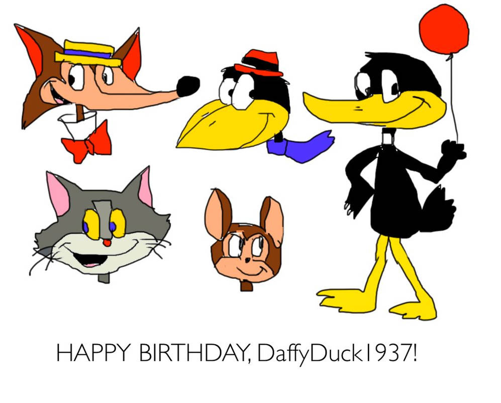 Happy Birthday, DaffyDuck1937!!! by JazzToons on DeviantArt