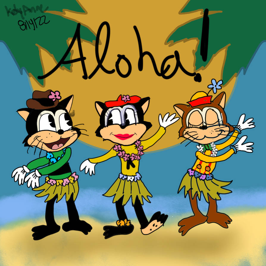Aloha from Katnip Kollege by JazzToons on DeviantArt