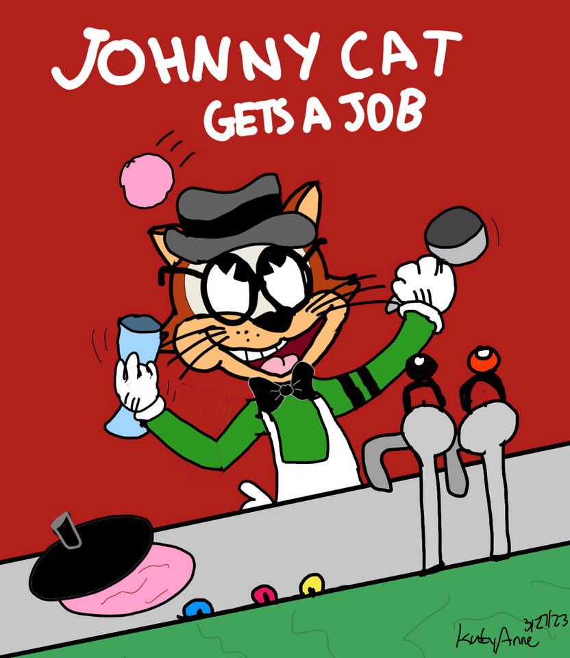 Johnny Razor Cat Johnny Cat Gets A Job by JazzToons on DeviantArt