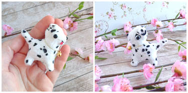 Dalmatian retro kawaii style puppy stuffed plushie