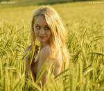 Catherine in the wheat field by Val-Mont