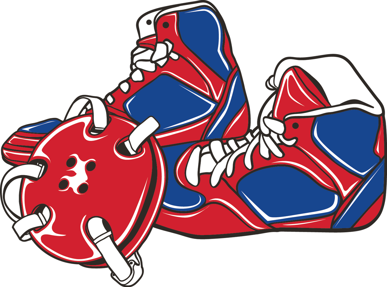 Wrestling shoes and headgear by Jumbienutes on DeviantArt