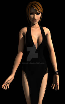 Evening Dress Lara Croft