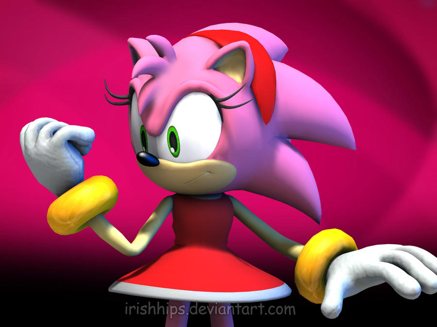 Amy Rose With A Classic Twist by Irishhips on DeviantArt