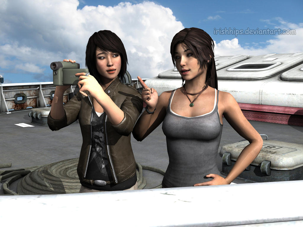 Tomb Raider 2013: Sam and Lara by Irishhips on DeviantArt.