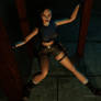 Tomb Raider Classic: Hiding Above In Darkness