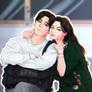 I draw a Cute couple from Kdrama