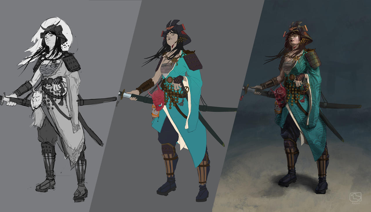 Samurai progress by 2DMouse on DeviantArt