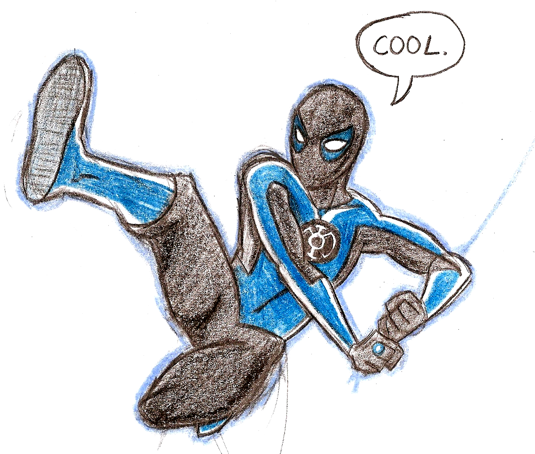 Blue Lantern Spider-Man