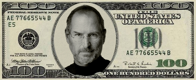 Steve Jobs $100 bill