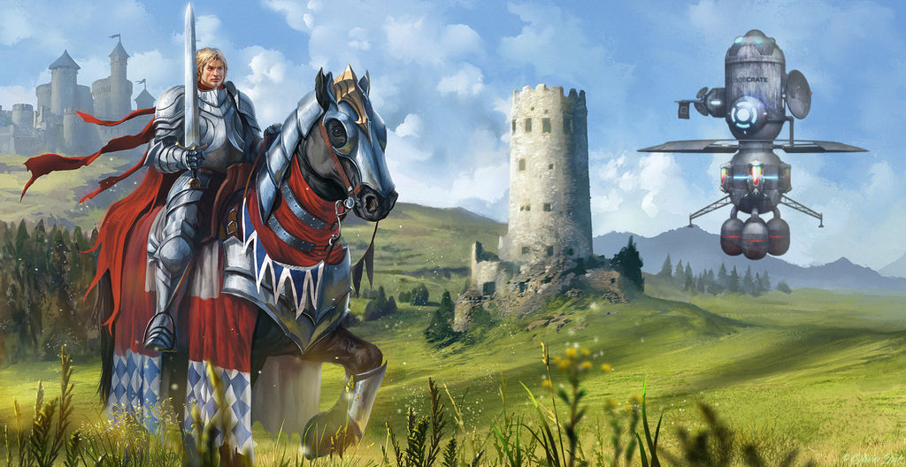 Knight Errant by OliverInk on DeviantArt
