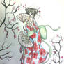 Dance of geisha