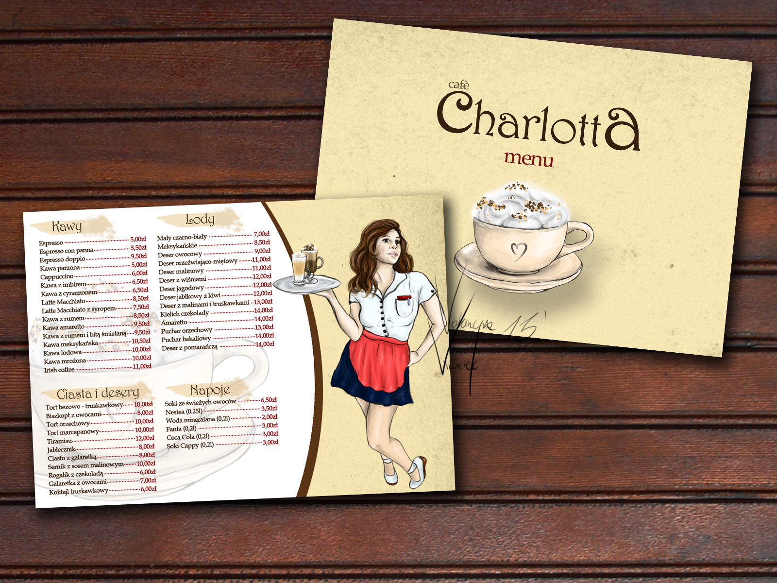Charlotta cafe Menu by Cata-Luu