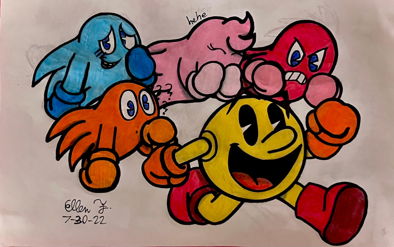 Pac Man Rage Deviantart Pac-Man by TheNamesEllen on DeviantArt