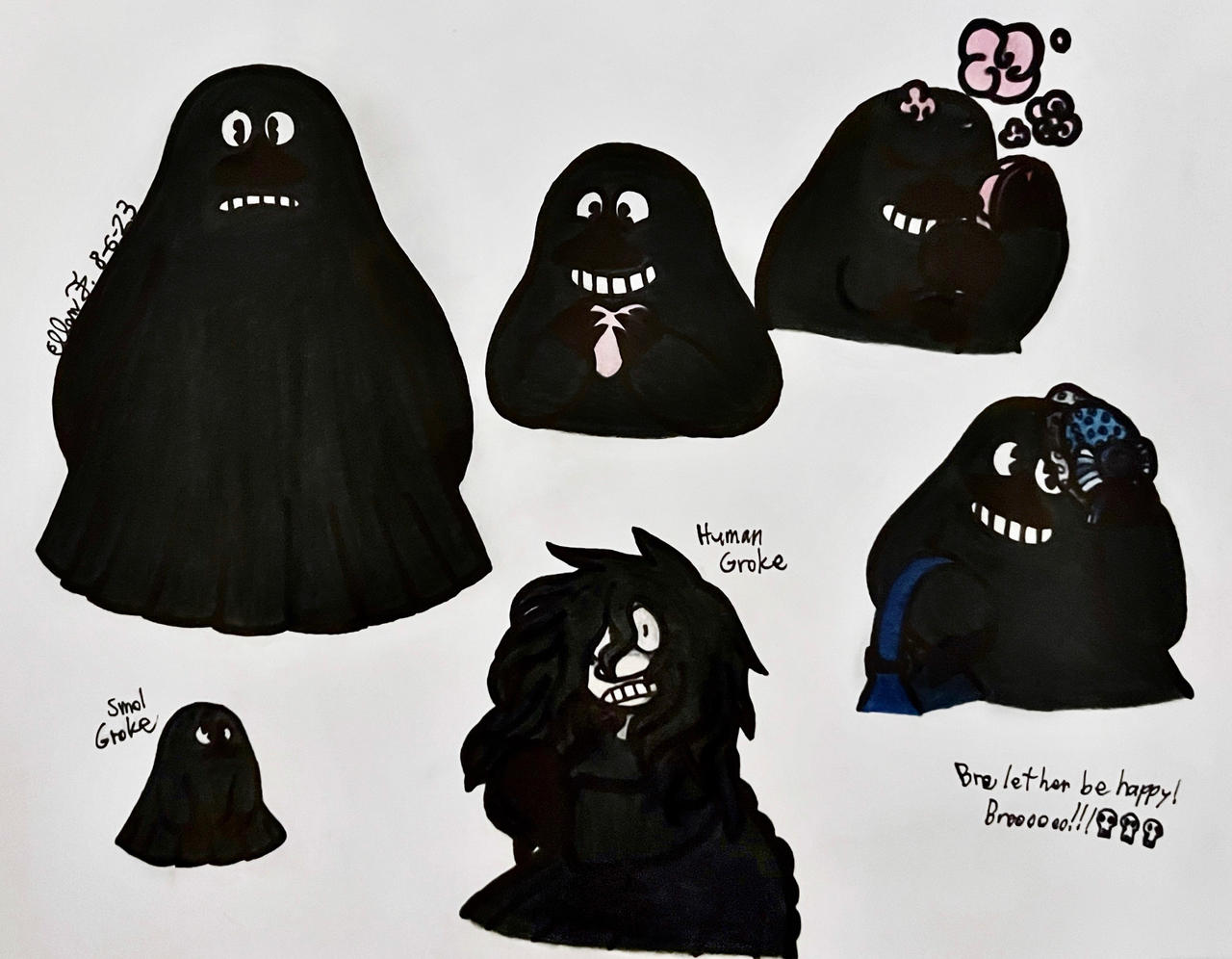 Groke Project The Groke Doodles by TheNamesEllen on DeviantArt